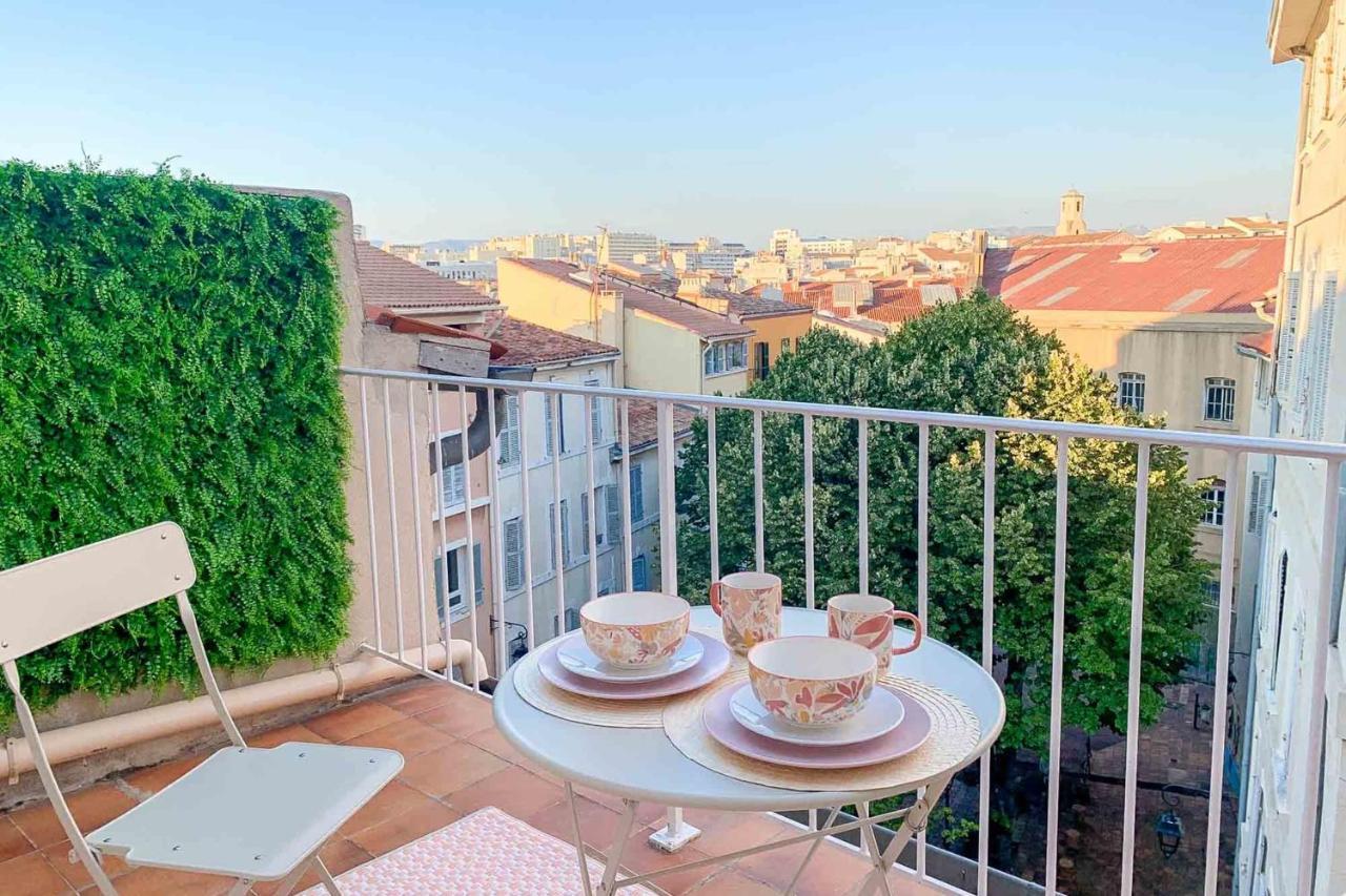 Le Perchoir - Terrasse & Clim Au Coeur Du Panier Apartamento Marselha Exterior foto